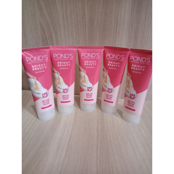ponds bright beauty serum facial foam 50gr