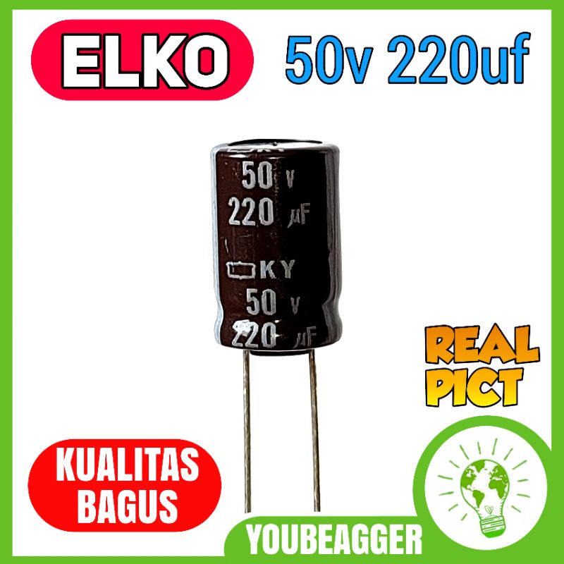 Elko 50v 220uf