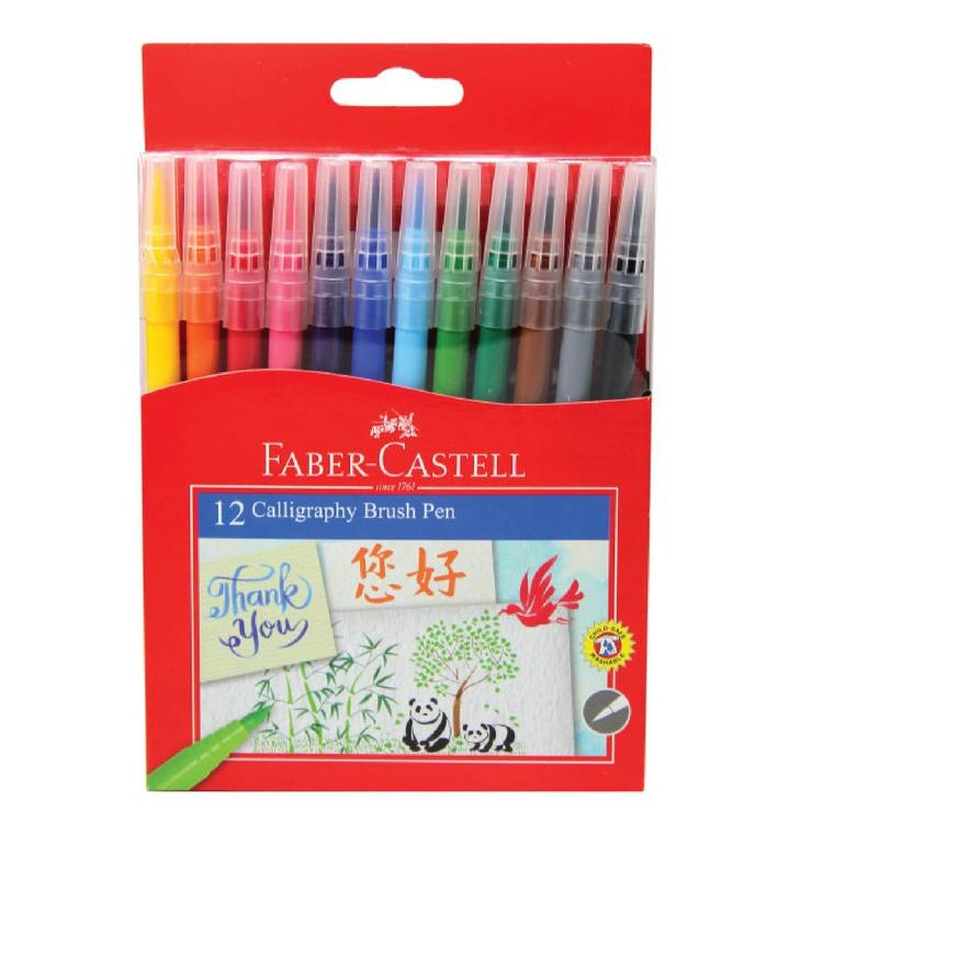 

ダ Faber-Castell Calligraphy Brush Pen Set 12 Terjangkau