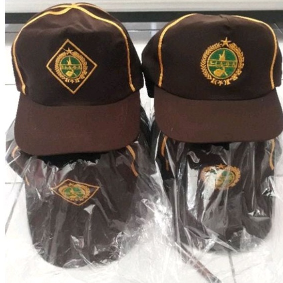 Topi siaga karet 20 biji bordir