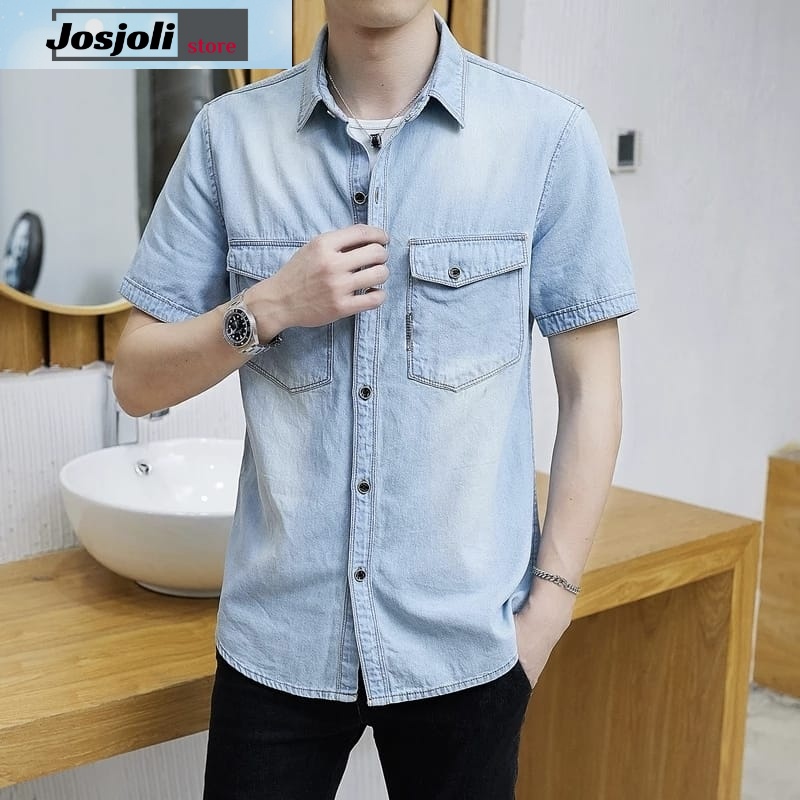 JOSJOLI_STORE/Jeans Axton, Aril, Echo, King, Fly, Hodie, Ozawa, Bruno Martel, Fransisco, Covid21/Atasan Pria Dewasa/L XL