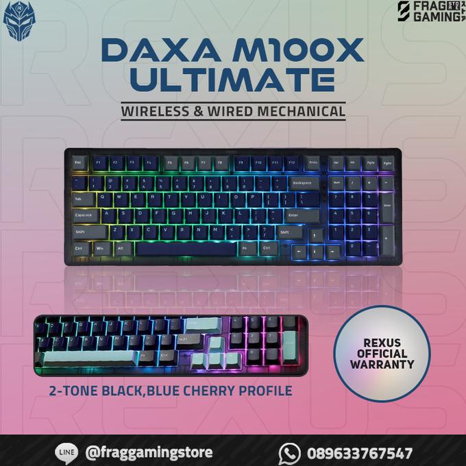 Rexus Daxa M100X Ultimate Keyboard Gaming Mechanical DaxaM100X