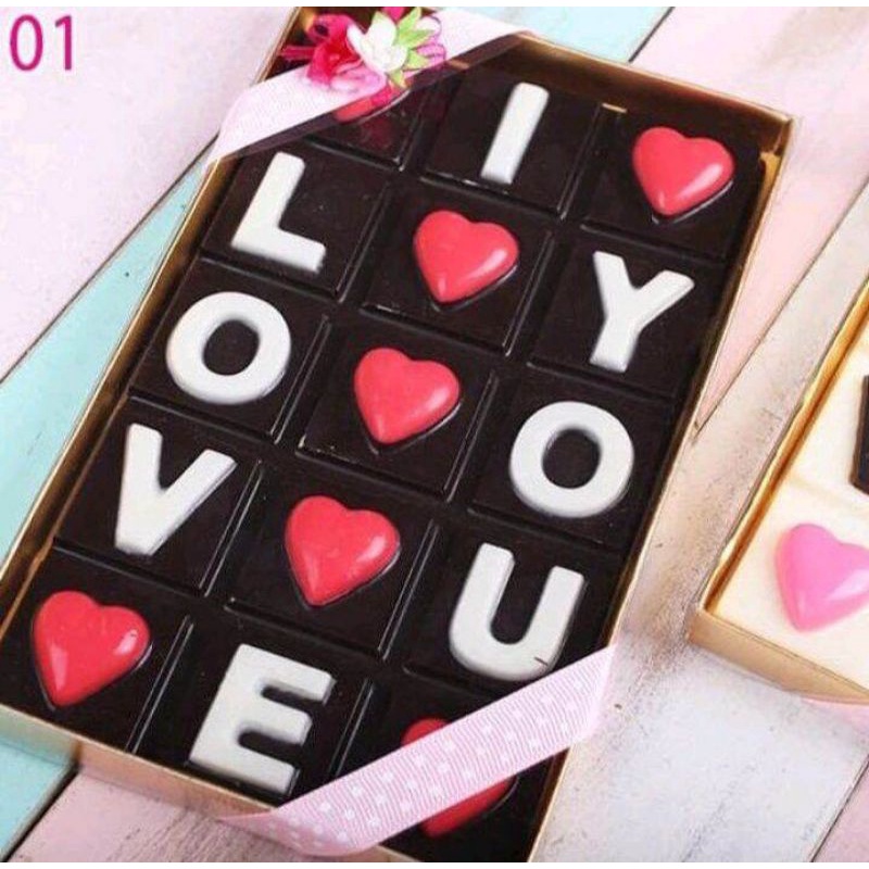 

PROMO.!!!Coklat "I LOVE YOU"#coklat hadiah