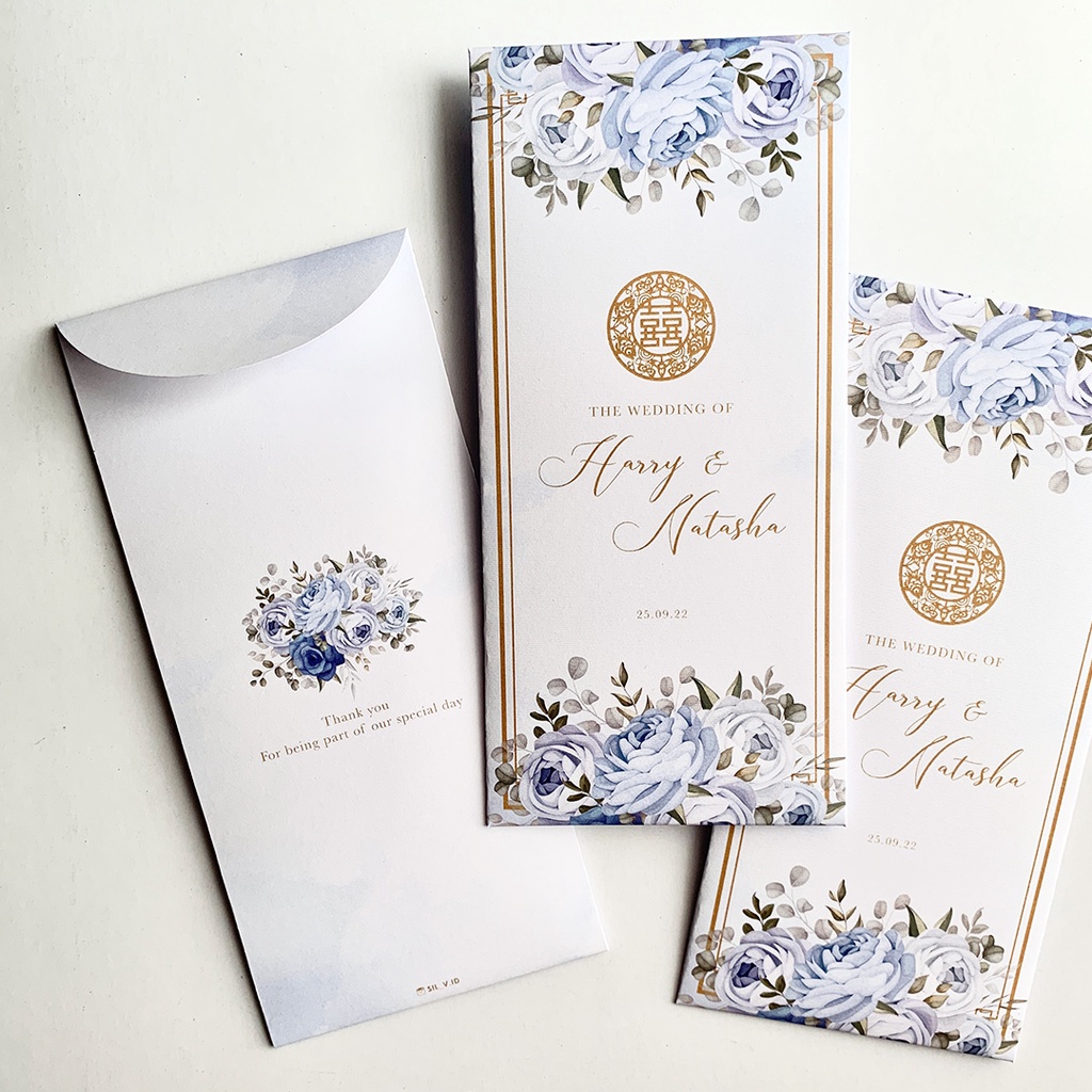 

Watercolor floral ( Angpao sangjit - Custom Angpao - Angpao Wedding - amplop - ucapan - general multipurpose angpao )