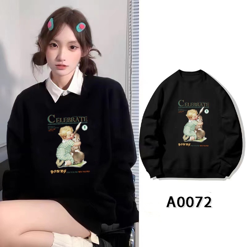 korean style sweter wanita sweater oversize putih retro wanita korean style atasan baju wanita kekinian