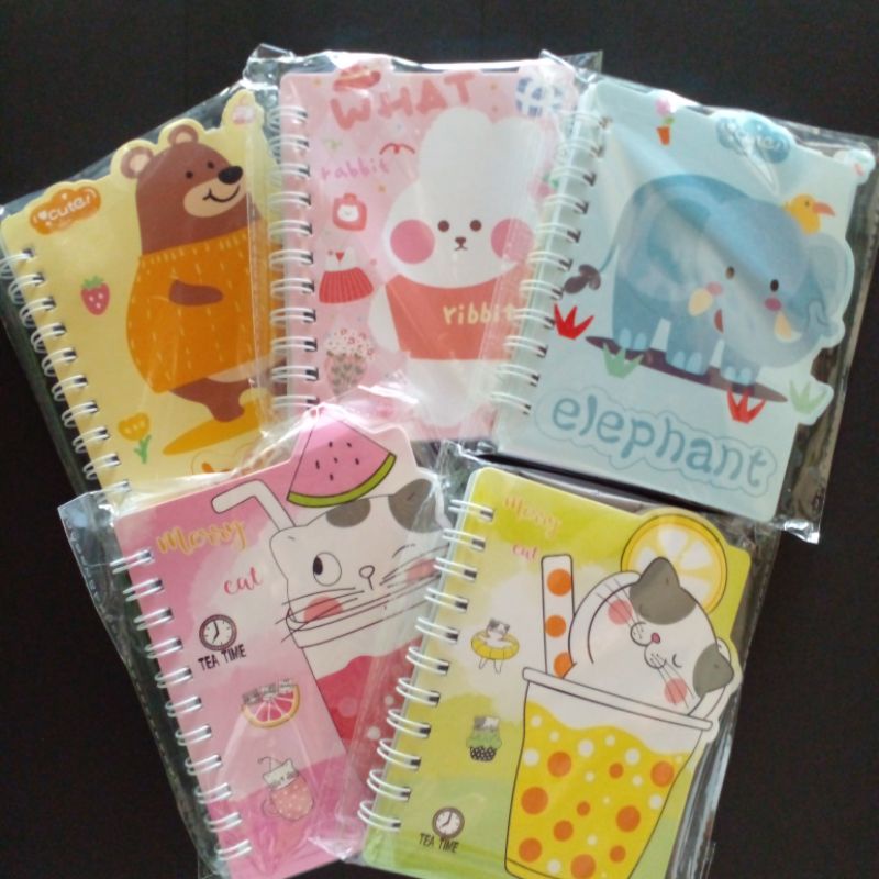 

[100% REAL PICT] Ring Binder Besi / Ring Book / Binder Kecil / Diary Kecil