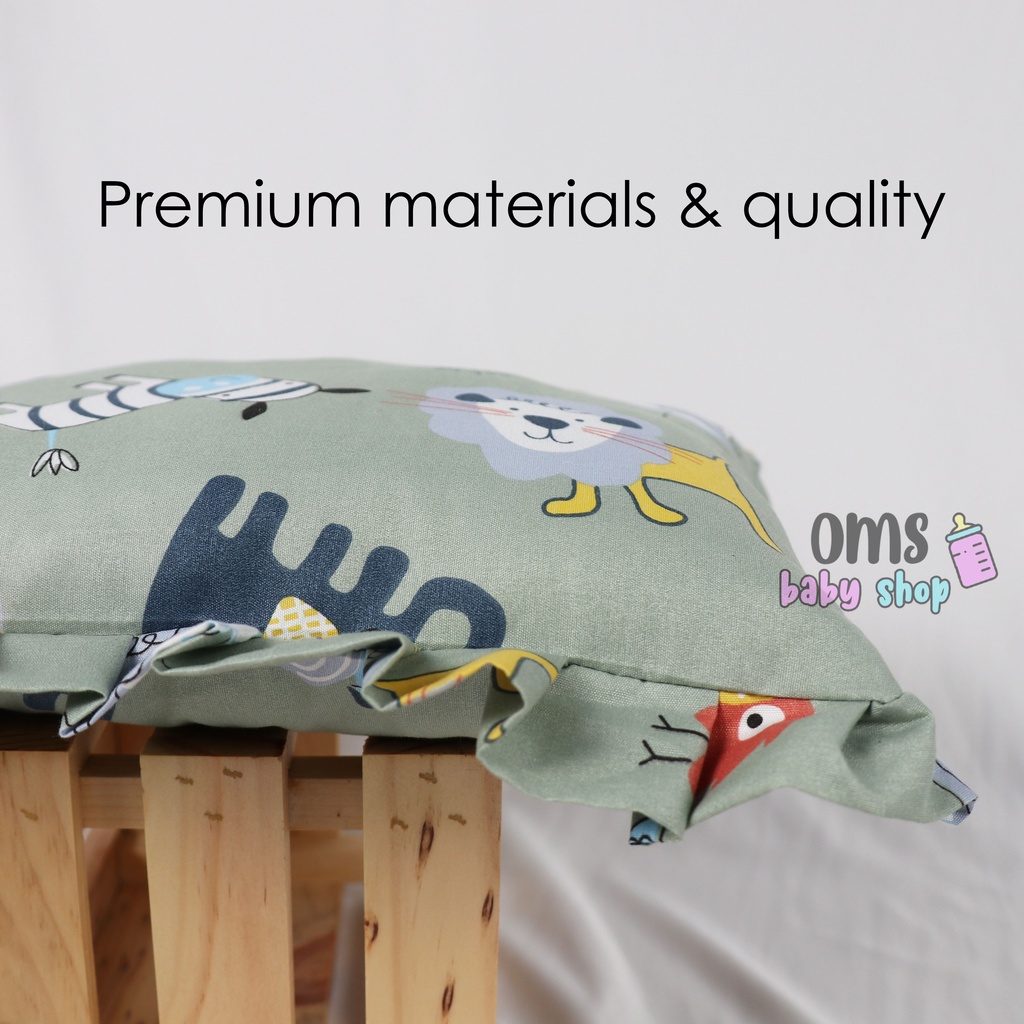 OMS BABYSHOP! Bantal Bayi PREMIUM QUALITY full cotton termurah! Bantal Bayi Karakter Anti Kempes