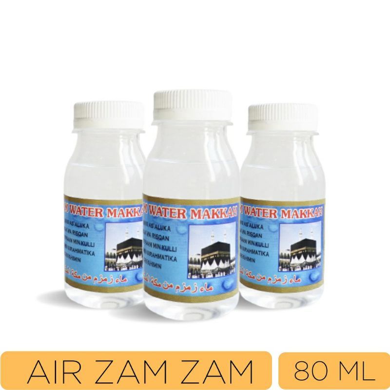 

Air Zamzam 80 ml asli 100% ماء زمزم