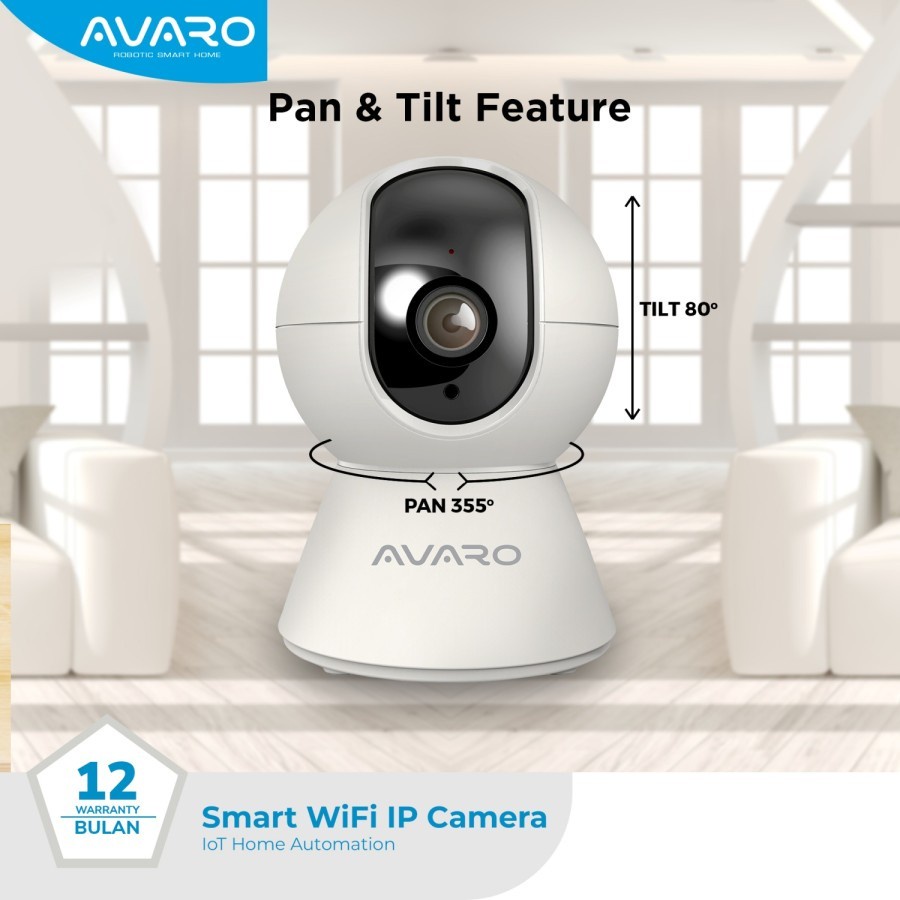 EXCLUSIVE AVARO Smart CCTV WIFI IP Camera CCTV indoor 2MP PTZ NAMPOLL