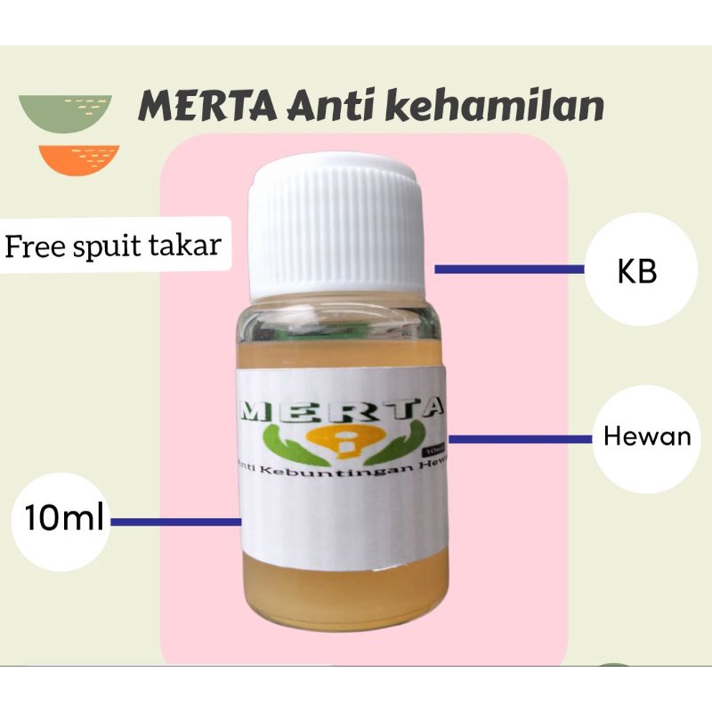 MERTA Anti kehamilan hewan/KB hewan/Antilido hewan/vitamin hewan/Anti birahi