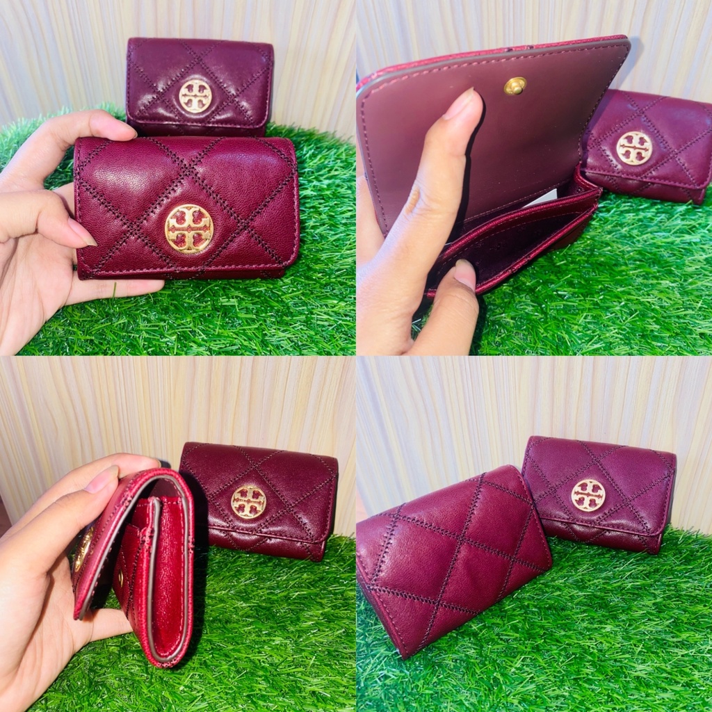 Dompet TB Willa Card Case Claret sz 11x9cm