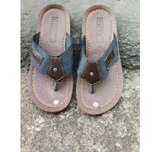 Sandal kalep pria sudah jahitan/sandal pria model jepit dan sorong