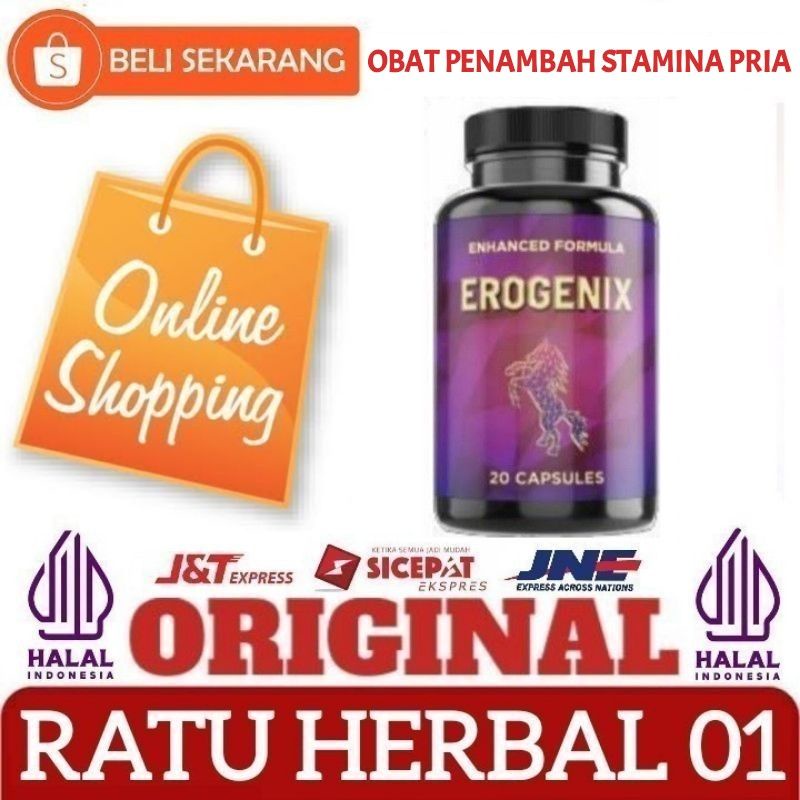EROGENIX ORIGINAL OBAT KUAT PENAMBAH STAMINA PRIA ASLI