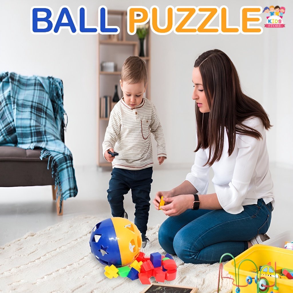 Puzzle Ball | Hadiah Ulang Tahun Anak Perempuan | Bola Mainan Anak | Mainan Bayi 1 Tahun Anak Laki Laki