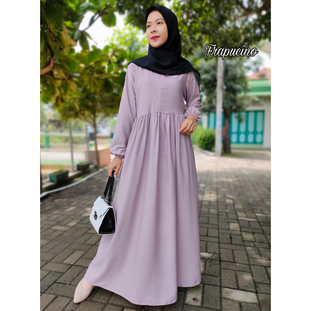 Gamis Wolfis M-XL Basic Babydoll/ Dress Babydoll Wolfis