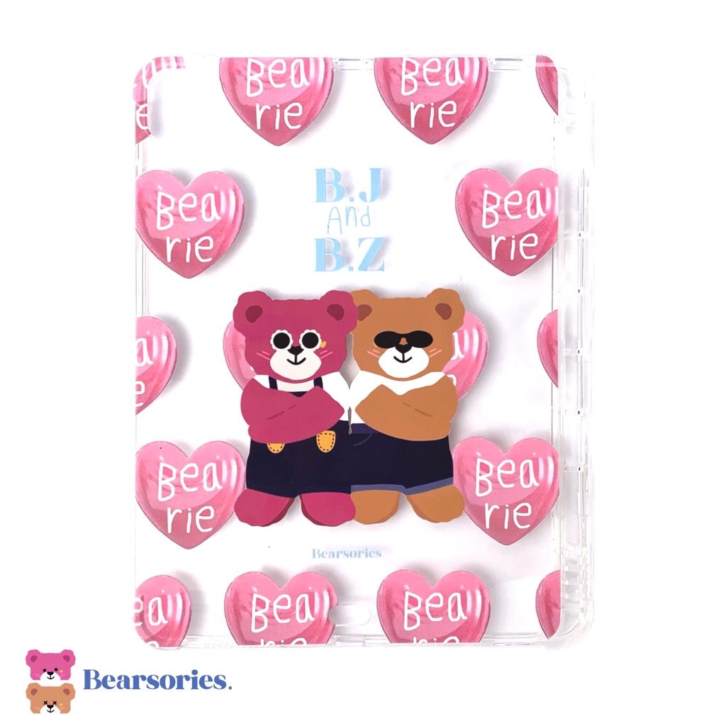 iPad/ Tablet Case / Softcase Slot Pencil Bearie Zeezie and Jodie Love