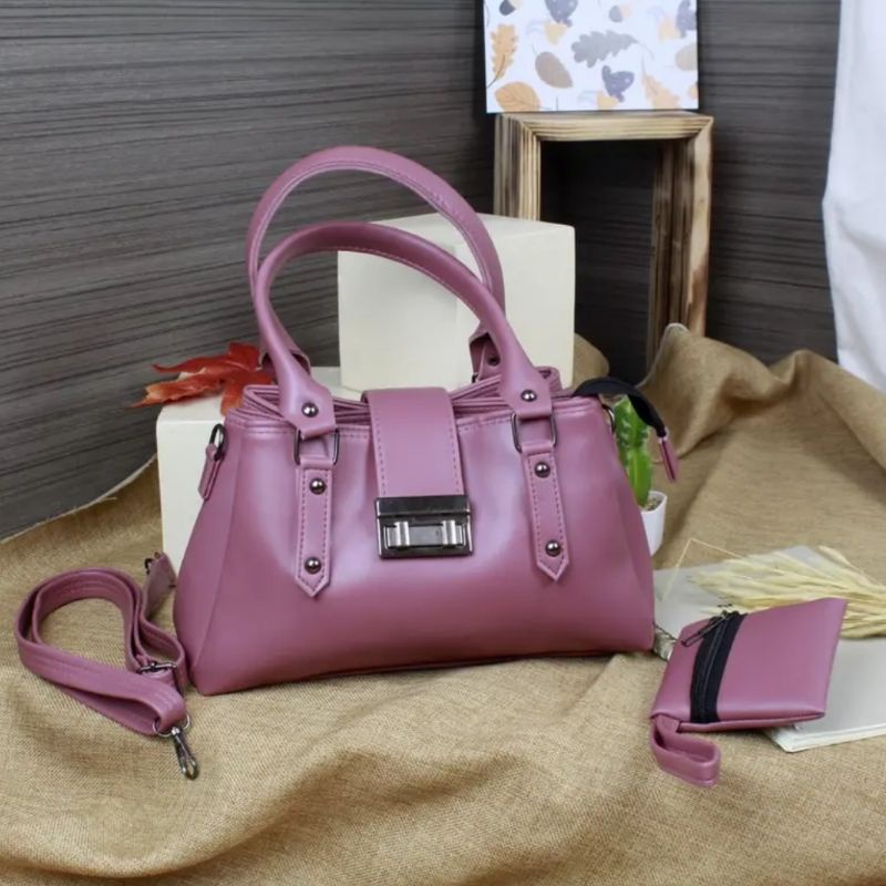 Tas HAND BAG Tote Bag Wanita 3 Ruang Jinjing Miniso Terbaru