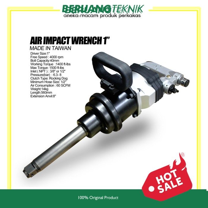 Bor Angin - Air Impact Wrench Kit - Bor Angin 1"