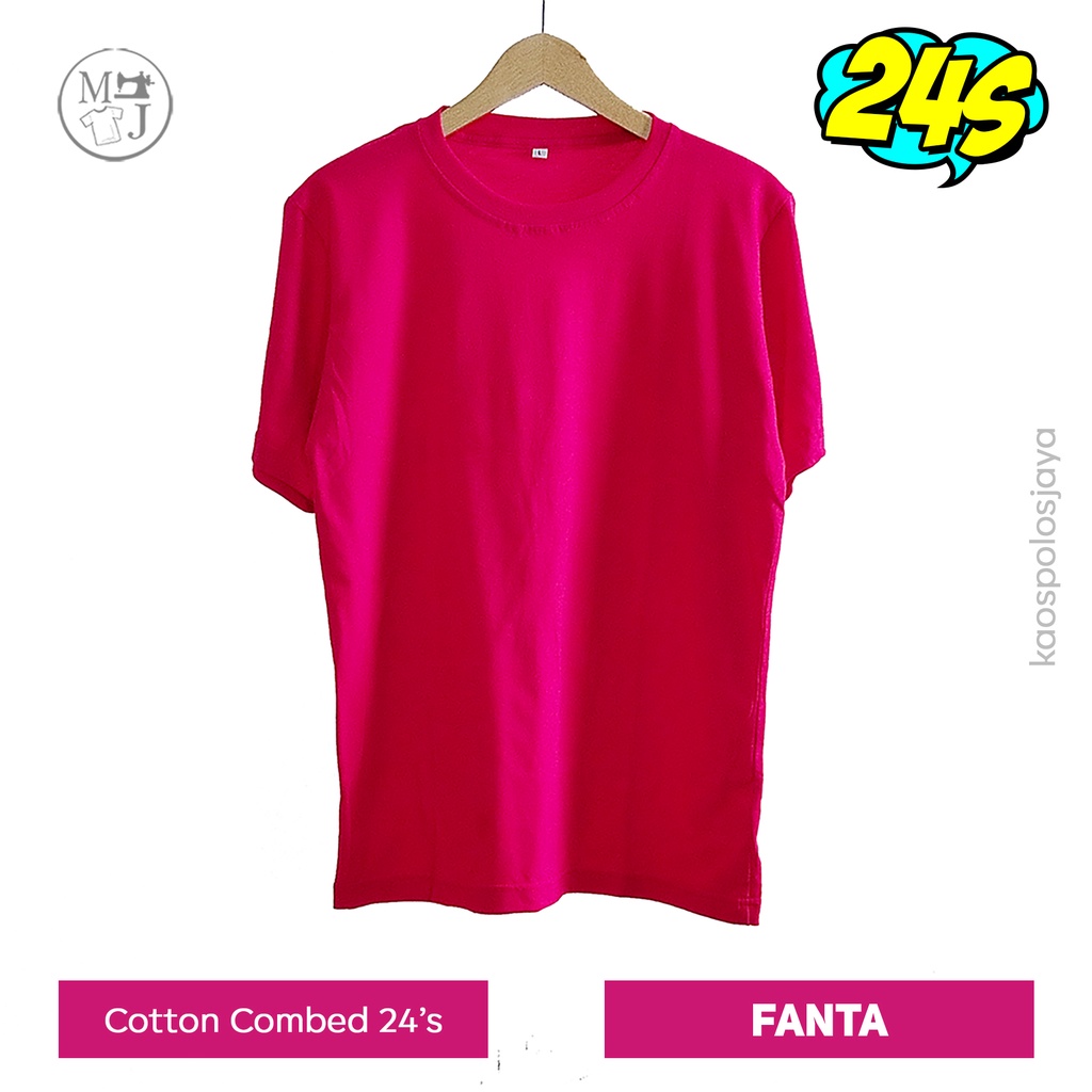 Kaos Polos fanta / Kaos Oblong Unisex / Kaos Cotton Combed 24s