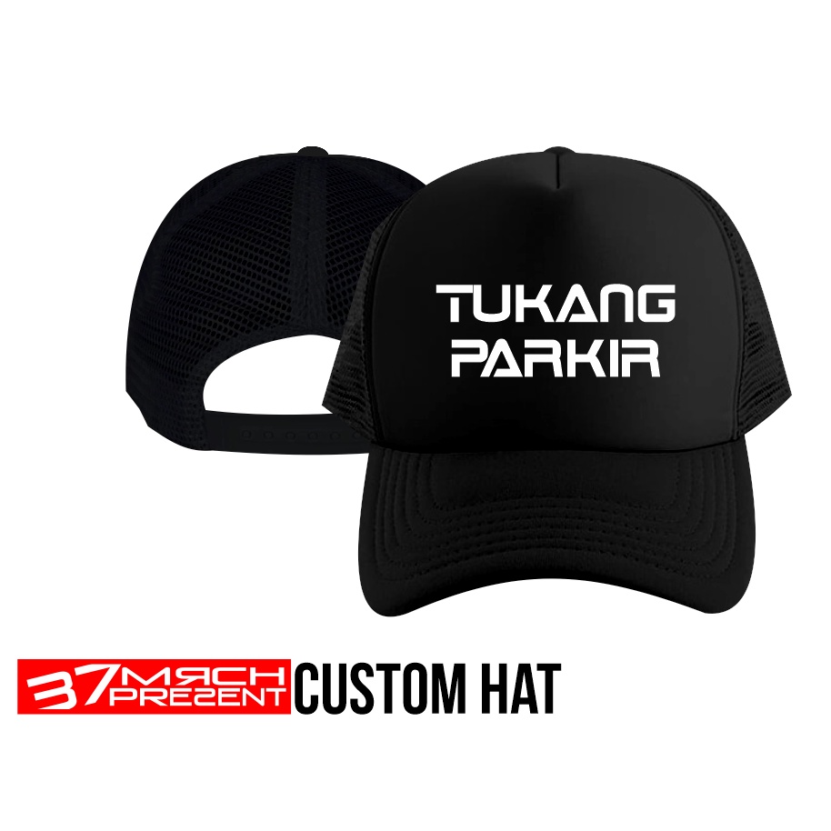 Topi jaring/trucker tukang parkir