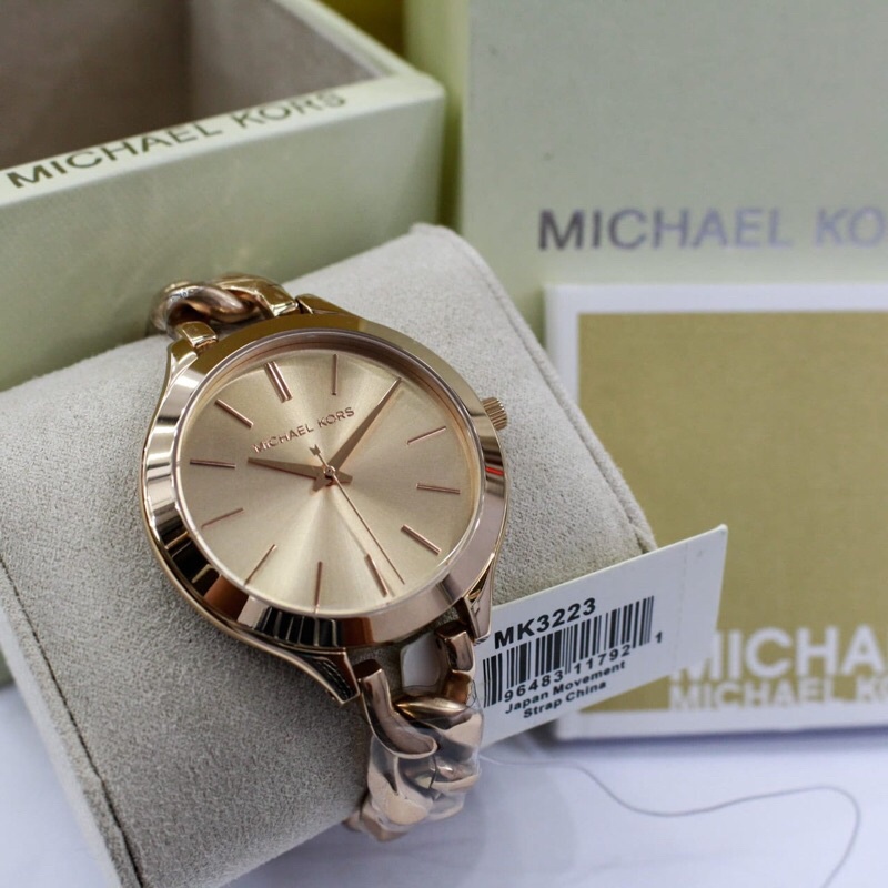 MICHAEL KORS MK 3223 ORIGINAL GARANSI 1 TAHUN FULLSET