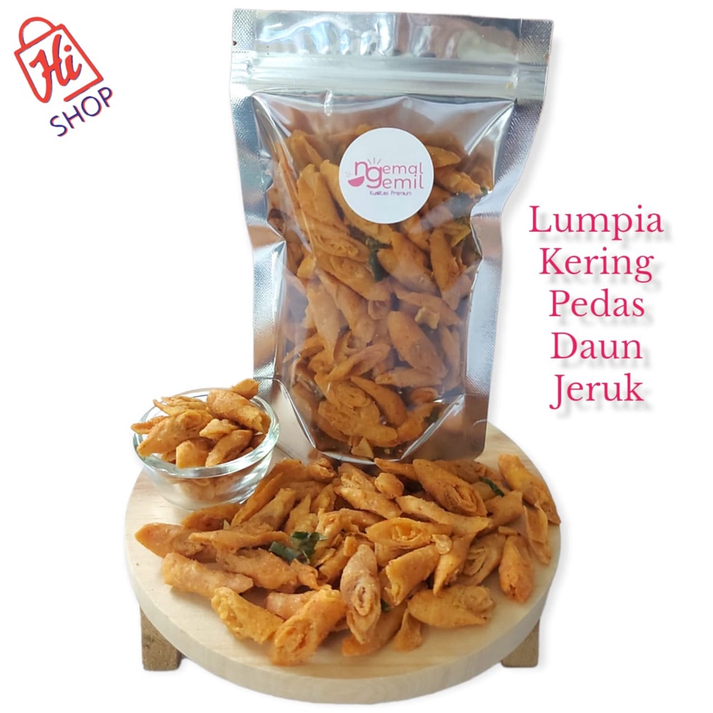 

Krupuk Lumpia Kering Pedas Daun Jeruk Lumring Lumpia Gulung Kulpi Cikruh Homemade Kualitas Premium