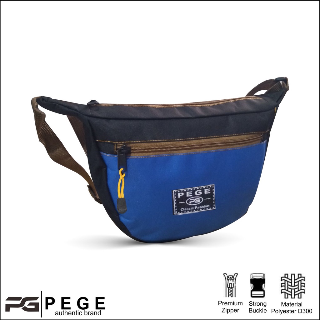 Tas Selempang Pria Kasual Slingbag Slempang Bahu Cowok Untuk Sehari Hari Model Simpel - PG 8885