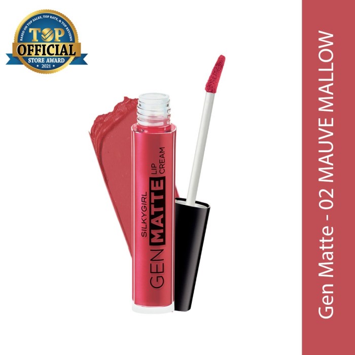 SILKYGIRL Gen Matte Lip Cream 02 Mauve Mallow