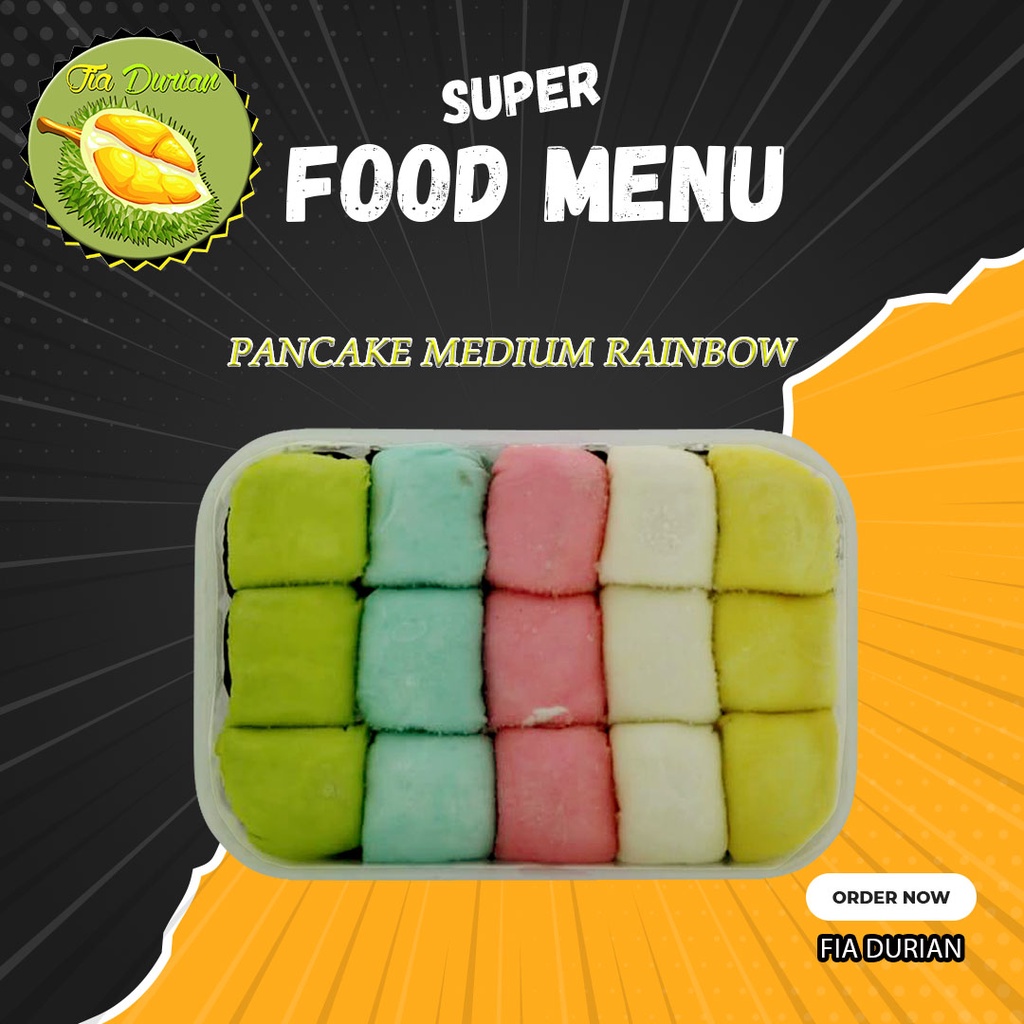 

Pancake Durian medium Rainbow