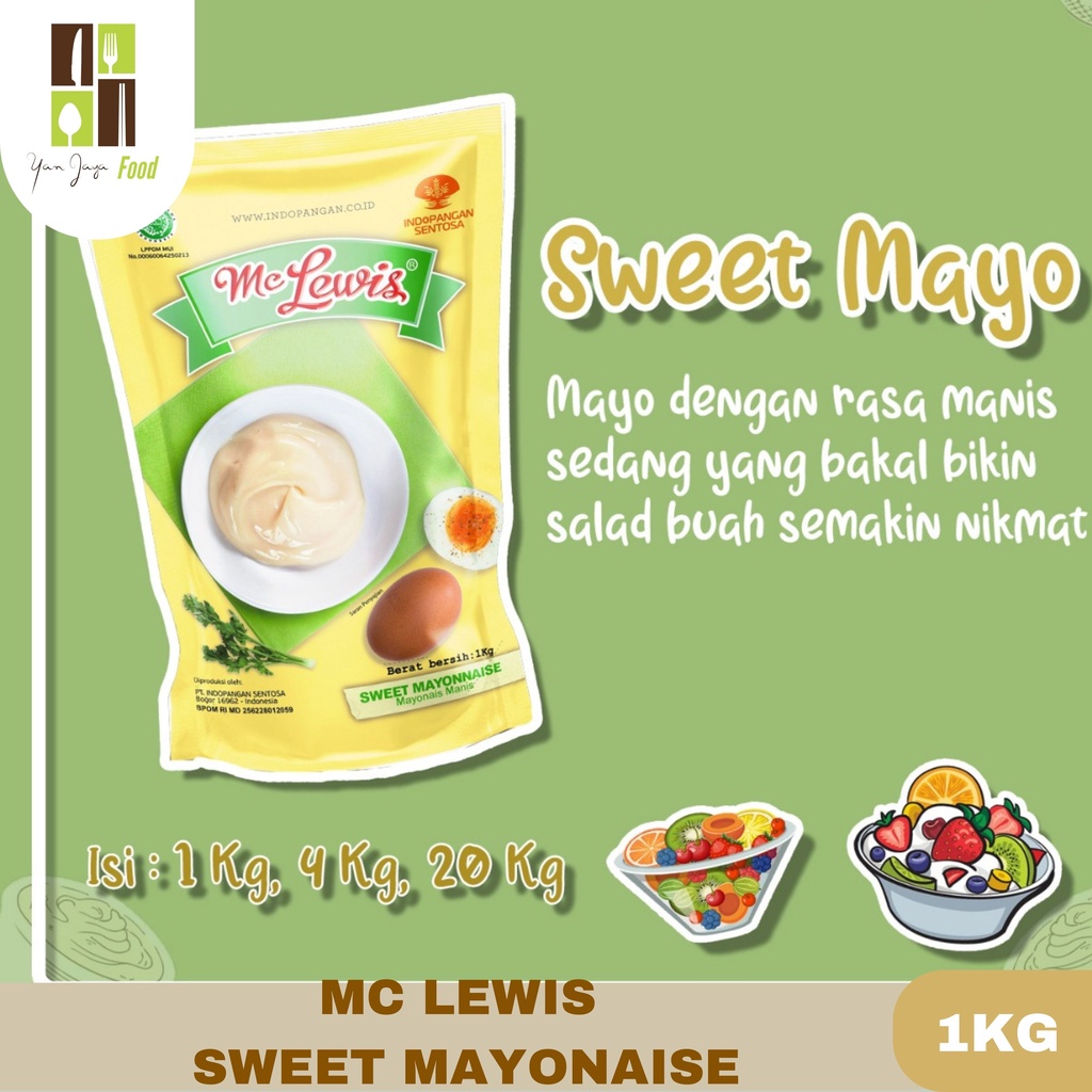 MC Lewis Mayonais Original/Sweet Mayo 1kg