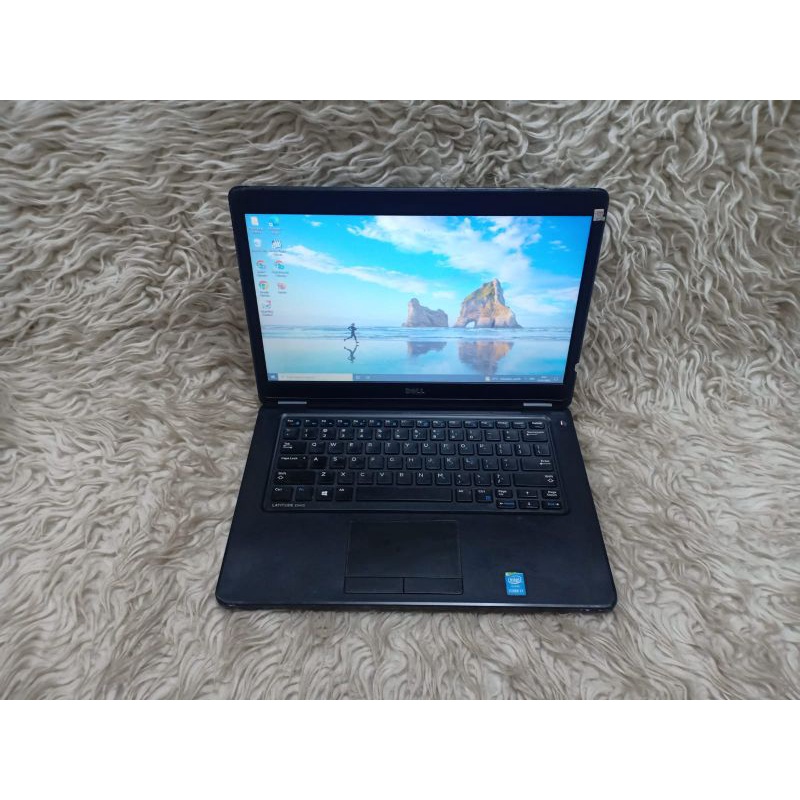 Laptop Dell Latitude E5450 Ram 16gb HDD 500gb core i7 Gen5 Siap pakai