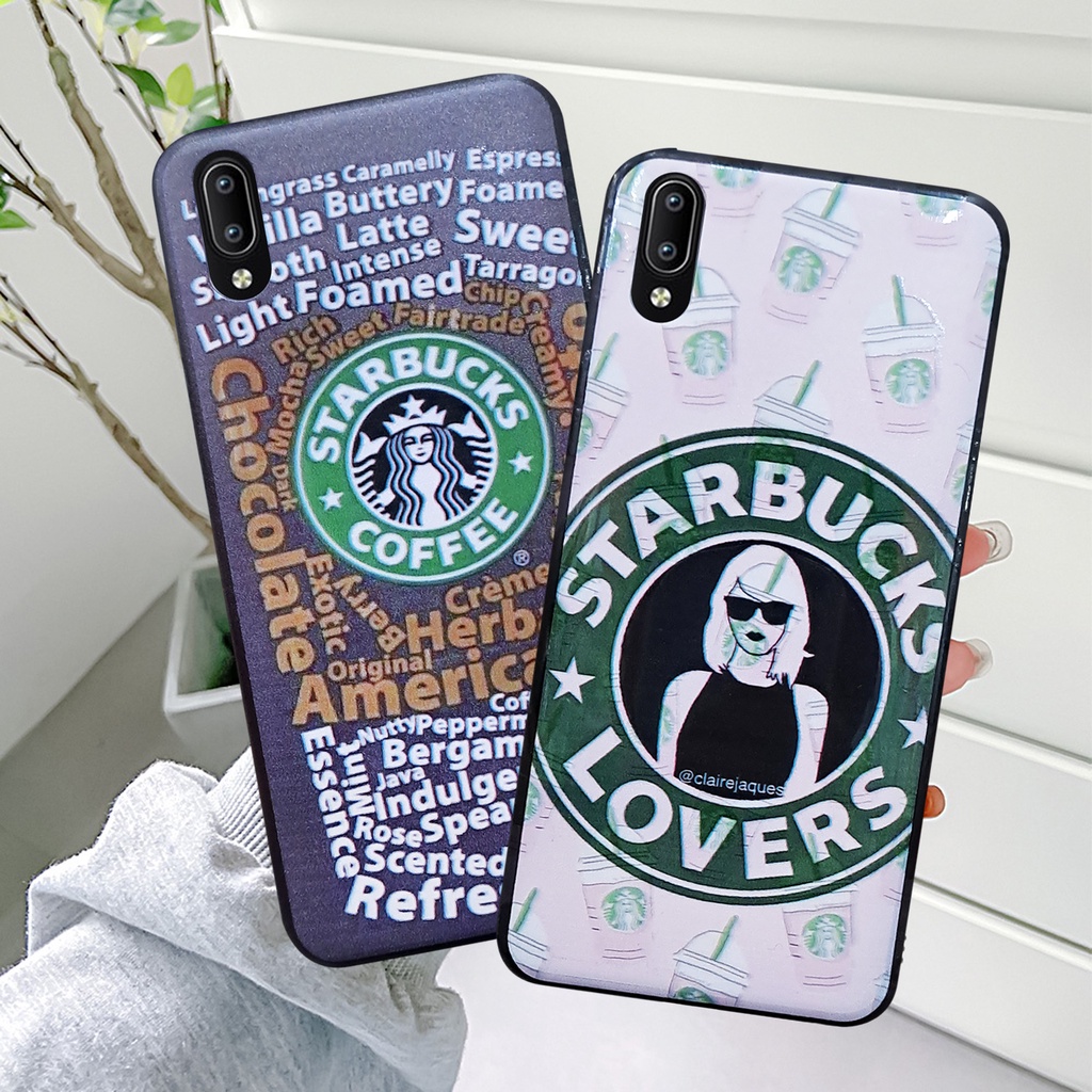 Case Starbucks Vivo Y30 Y50 Y91 Y91C Y95 Y53 - A5 A9 2020 A53 A33 - J2 Prime A12 A02S - C11 C21 C25 C15 C12 9A 6A Note 9 Pro