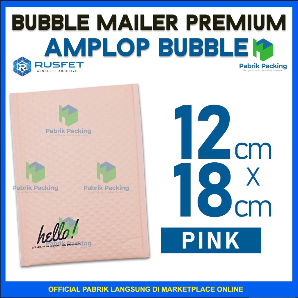 

Amplop Bubble Murah | Bubble Mailler | Polly Bubble Packing Premium Pink Nude 12x18cm Satuan