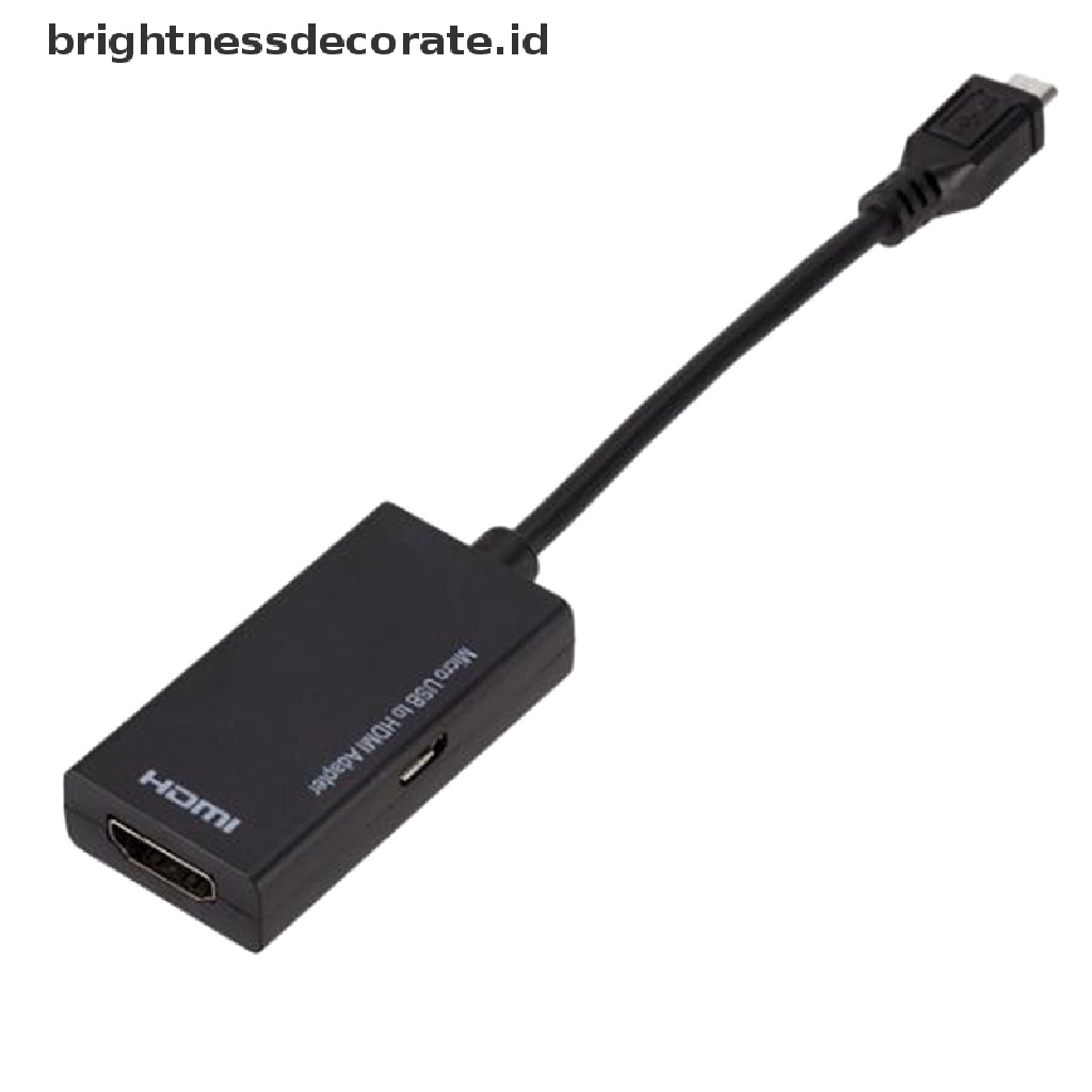 [Birth] Kabel Adaptor Micro USB 2.0 To HDMI HDTV TV HD Untuk Hp Samsung LG S7 [ID]