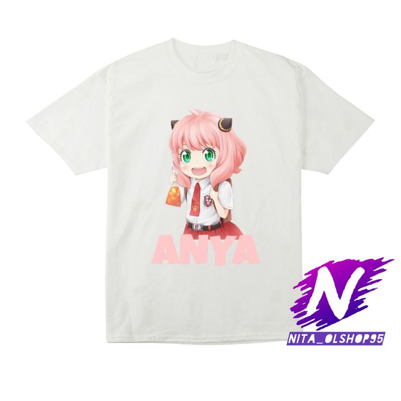 baju anak kaos anak anya forger anya lucu chibi anya sekolah