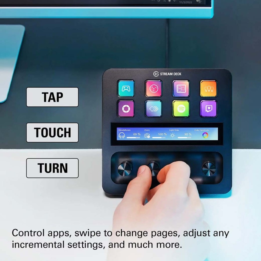 Elgato Stream Deck+ Studio Controller for Streaming