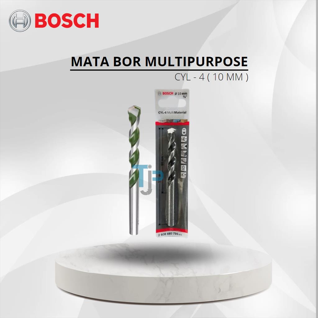 BOSCH MATA BOR CYL-4 ( 10 mm ) MULTIPURPOSE DRILL BITS PN.2608680796