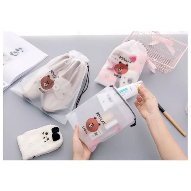 TRAVEL POUCH ORGANIZER TAS SERUT SEBAGUNA ANTI AIR