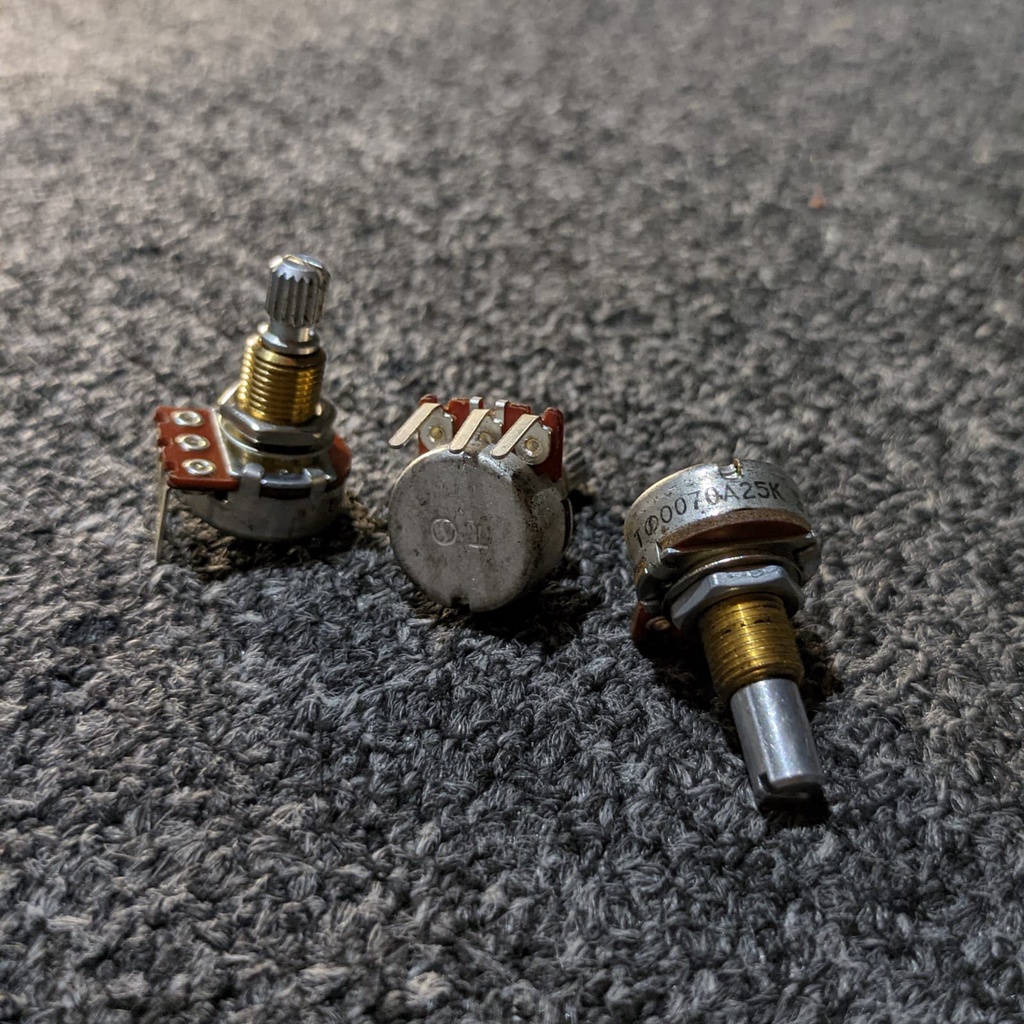 Potensio 25k Gitar & Bass Elektrik