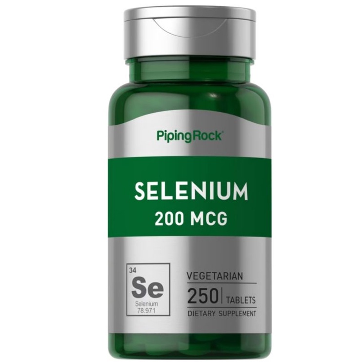 Pipingrock selenium 200 mcg isi 250