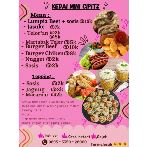 

Lumpia beef sosis komplit