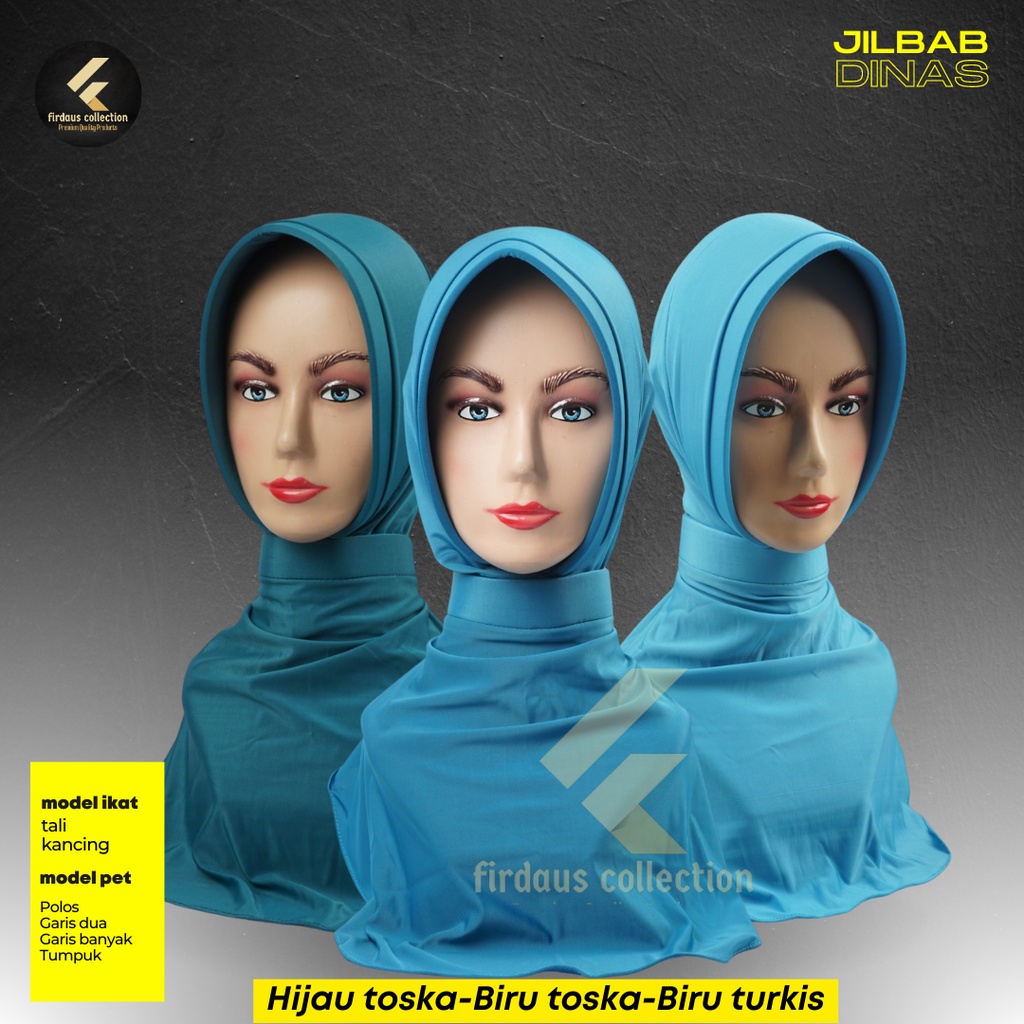 JILBAB DINAS PKK TOSCA TUA/BIRU TOSCA/BIRU TURKISH