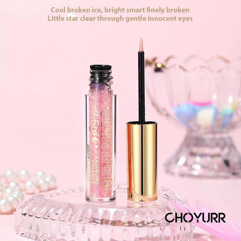 【COD】MakeUp Eyeshadow Liquid Waterproof Pearlescent Wet Sheet Shiny Lying Silkworm Liquid Eyeshadow -CH