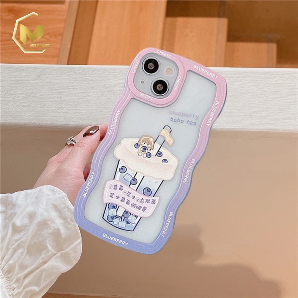 SS132 CASING SOFTCASE PEACH BOBA TEA FOR  REALME 5 5I C3 9 9I 10 C11 C12 C25 C15 C20 C11 2021 C21 C21Y C25Y C30 C31 C33 C35 NARZO 20 50I 50A PRIME MA3877