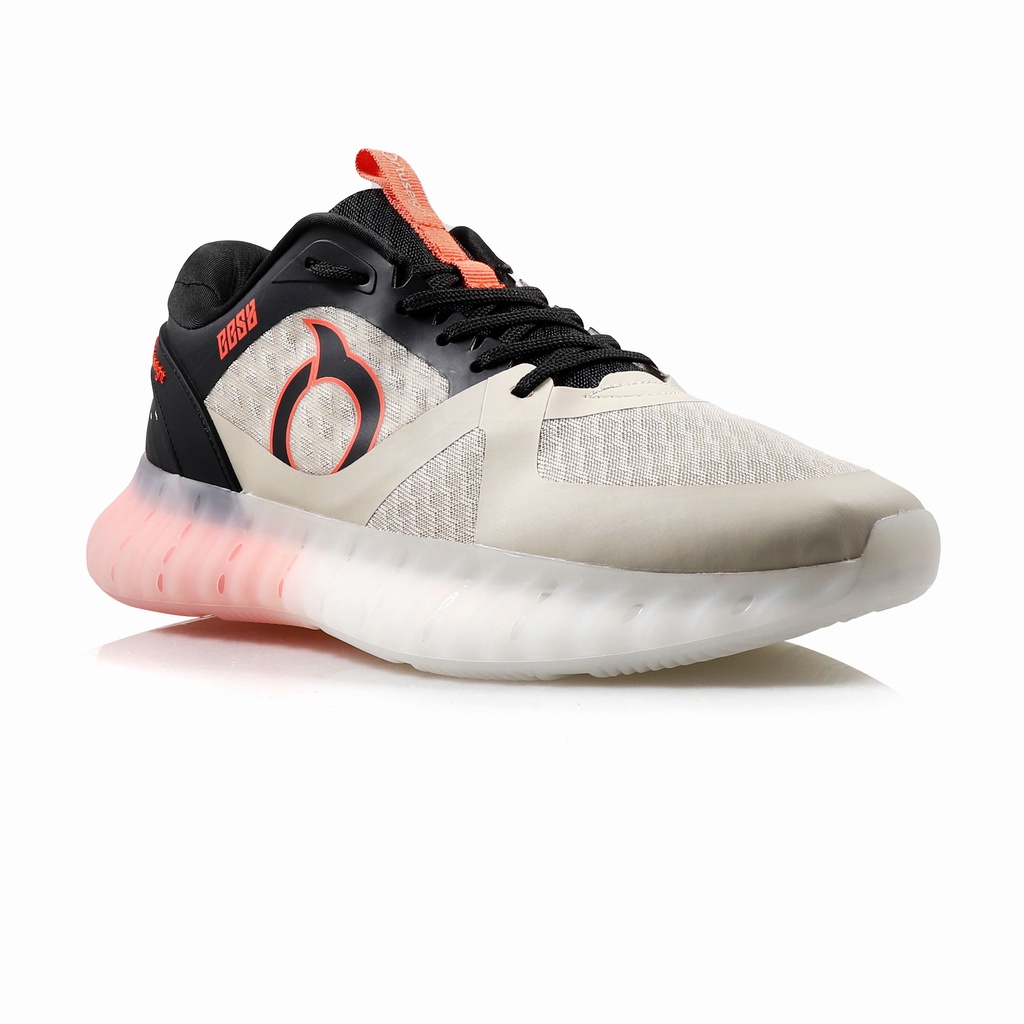 SEPATU SNEAKERS ORTUSEIGHT REVOKE X BBS GREY/BLACK/PEACH ORIGINAL 100%