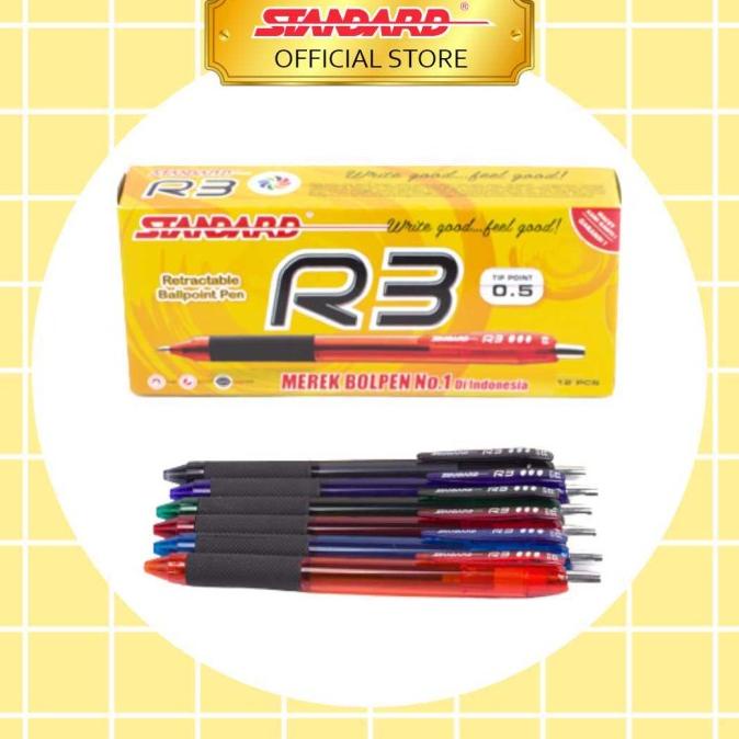 

MURAH STANDARD PEN R3 0.5 ISI 12 PCS