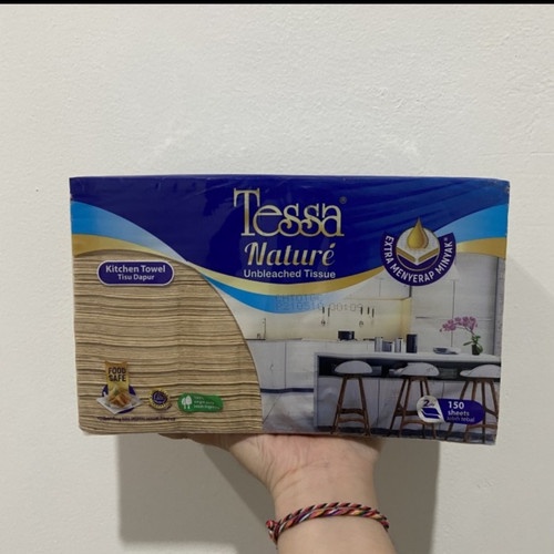 Tessa Nature Kitchen Towel Paket 4PAX - Tissue Serap Minyak - Tisu Dapur Serbaguna