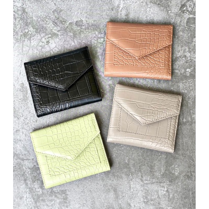 RTN - Dompet Croco Wanita Amplop Lipat
