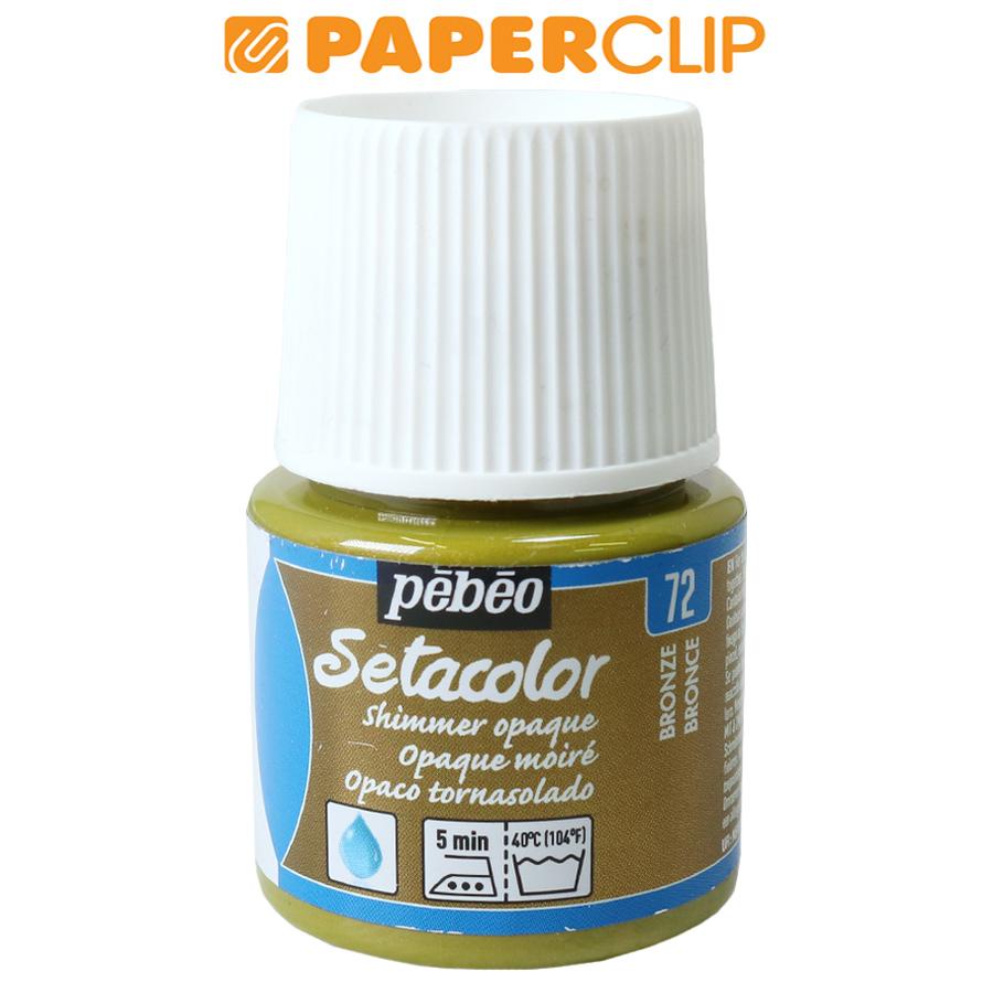 

CAT WARNA KAIN / PEBEO SETACOLOR SHIMMER OPAQUE FABRIC PAINT 45ML 295-072 BRONZE