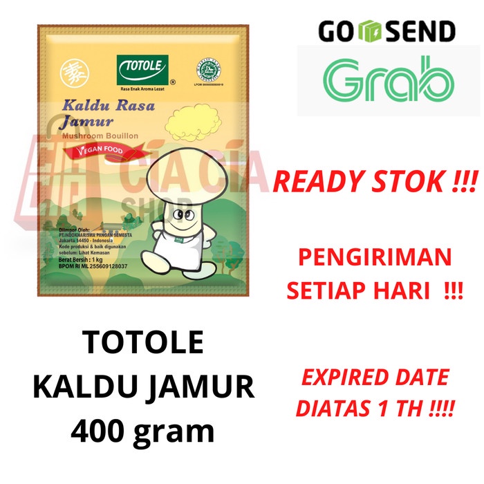 

[BISA COD] Totole Kaldu Jamur 400gr Halal MUI Bumbu totole rasa jamur 400 gram